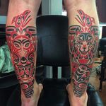 Totem Tattoo by Deano Robertson #haida #haidaart #northwestcoast #pacificnorthwest #nativeamerican #indigenousart #tribal #DeanoRobertson