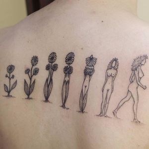 Tattoo por por Rosa Selva! #RosaSelva #tatuadorasbrasileiras #tattoobr #tatuadorasdobrasil #SãoPaulo #woman #mulher #evolução #flower #flor #botanic #botanica #botanical