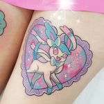 Sylveon tattoo by Shannan Meow. #ShannanMeow #girly #cute #kawaii #pastel #pokemon