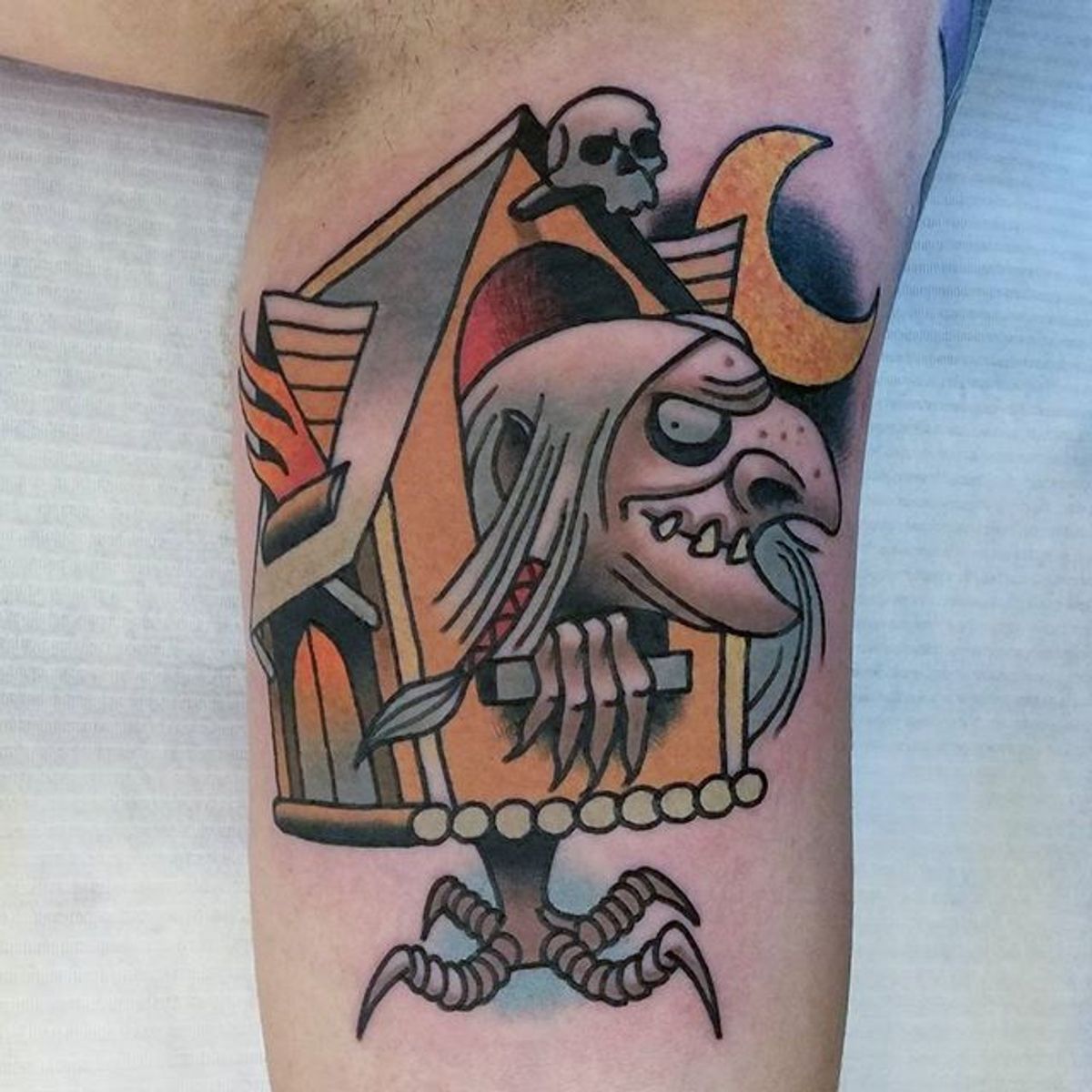 Tattoo uploaded by JenTheRipper • Baba Yaga tattoo by Bartek Kos 