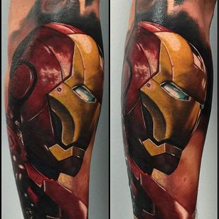 Tatuaje de Iron Man de Audie Fulfer Jr.  #realismo #colorrealismo #AudieFulferJr #AudieFulfer #IronMan