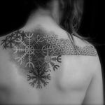 Sacred geometry tattoo by Sky #Sky #LartduPoint #dotwork #onamental #abstract #geometric #graphic #sacredgeometry #floweroflife