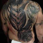 Biomech Tattoo by Jesse Levitt #biomechanical #bioorganic #biomech #bio #bioart #biomechartist #JesseLevitt
