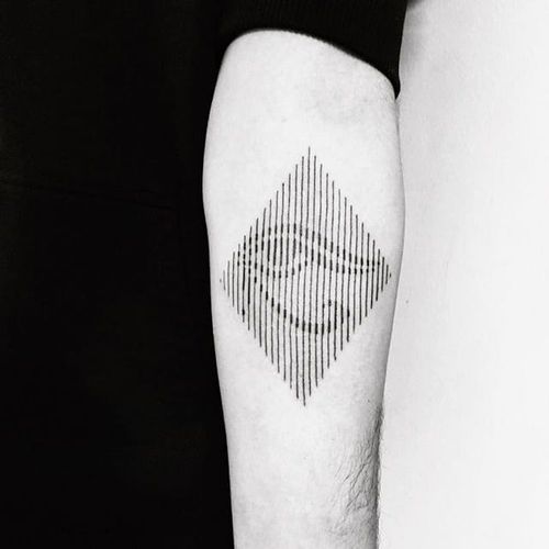 Eye of Horus by Francesco Rossetti #FrancescoRossetti #blackwork #linework #eyeofhorus #tattoooftheday