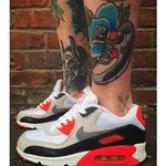 Nike Air Max tattoo by Matt Daniels. #airmax #nike #nikeairmax #sneakers #shoes #hypebeast #trend