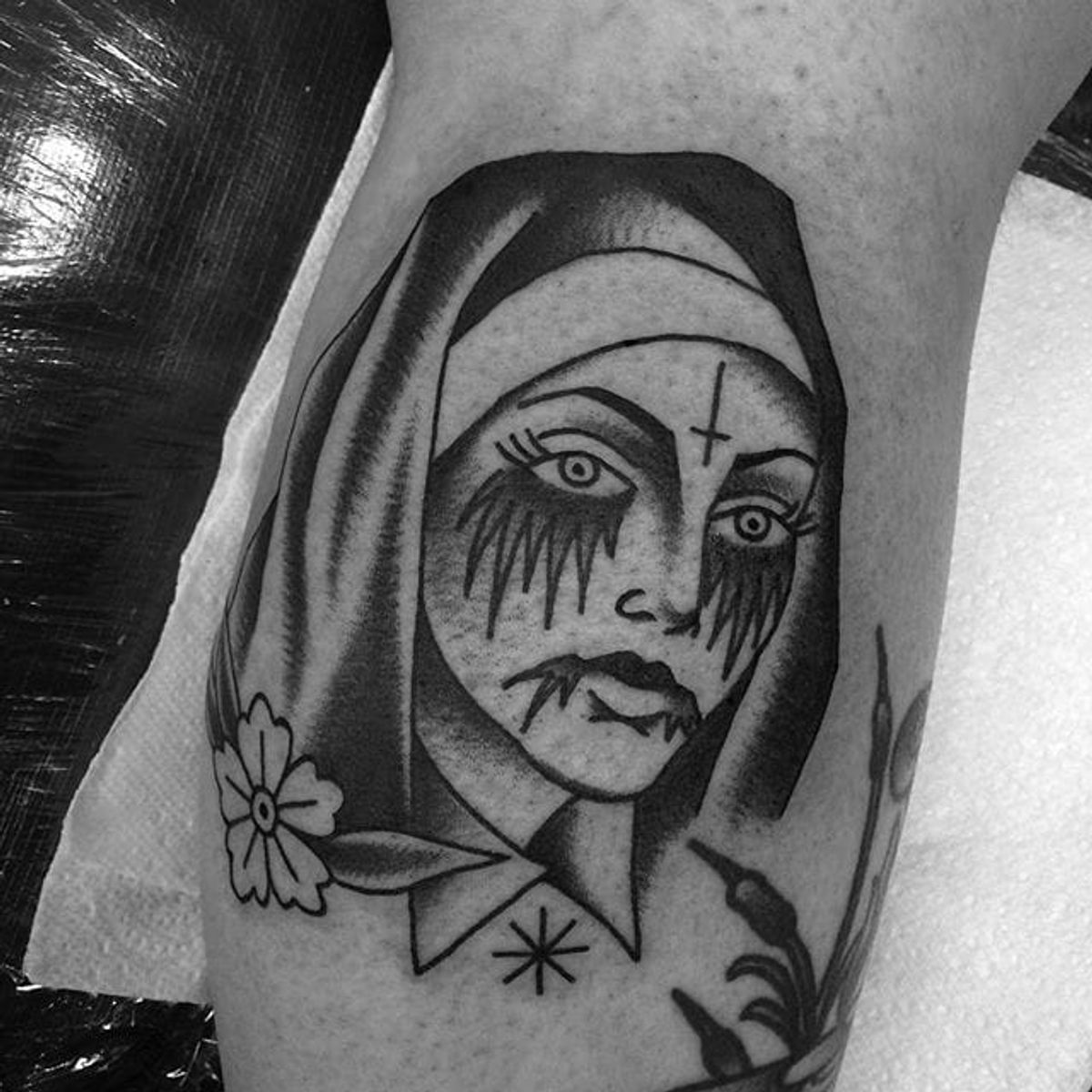 traditional nun tattoo