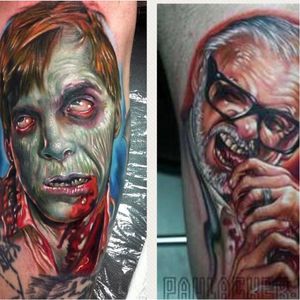 Two tattoos by Paul Acker. (Via IG - paulackertattoos)