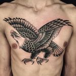 Eagle Tattoo by Andy Canino #eagle #traditional #boldwillhold #bigtraditional #oldschool #AndyCanino