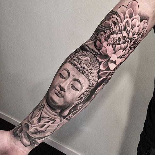 30 Inspiring Buddha Tattoos that Evoke Enlightenment  100 Tattoos