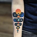 David Peyote #DavidPeyote #color #planet #galaxy #space #tattoooftheday