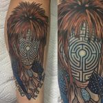 Labyrinth Tattoo by Jay Joree #Labrynth #faceless #neotraditional #JayJoree