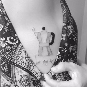Coffee lover by Brunella Simoes #BrunellaSimoes #minimalistic #linework #coffee
