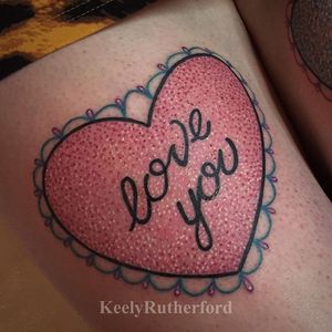 Heart Tattoo design #Heart #HeartTattoos #Kawaii #CuteTattoos #KeelyRutherford