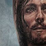 Jesus of Nazareth tattoo by Bryan Merck. #BryanMerck #Jesus #tattoo