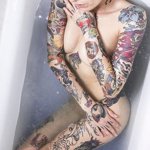 Photo from Nena Von Flow on Instagram. #nenavonflow #tattooedwomen #tattoodobabes #tub