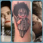 Robert Smith from The Cure in kewpie doll form by Stacey Martin Smith. #kewpie #kewpiedoll #StaceyMartinSmith #TheCure #RobertSmith