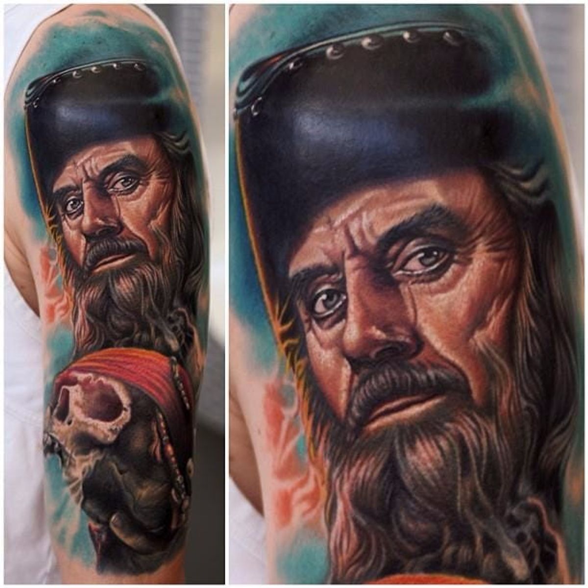 Tattoo uploaded by Robert Davies • Blackbeard Tattoo by Nikko Hurtado 