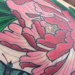 Peony tattoo by James Bull #JamesBull #japanese #asian #peony #peonies #flower