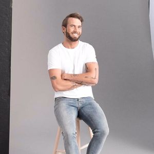 A perfectly-fitted clean white t-shirt with jeans and tattoos is an effortlessly cool, no-maintenance look that anyone can master. #sonofatailor #blackandgreytattoos