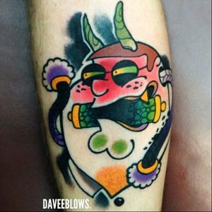 Peter Griffin Oni Tattoo by Davee Blows #petergriffin #familyguy #cartoon #animation #sitcom #DaveeBlows #entertainment