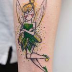 Tinkerbell tattoo by Ms. Kudu #MsKudu #sketchstyle #sketch #graphic #tinkerbell #disney #WaltDisney #PeterPan