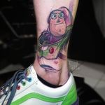Buzz Lightyear from Toy Story by Russell Van Schaick (IG—findyoursmile). #BuzzLightyear #nerdy #RussellVanSchaick #sketchy #ToyStory #watercolor