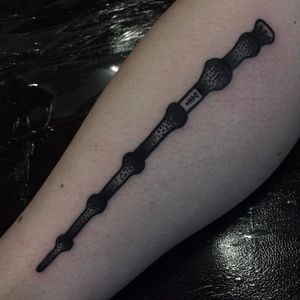 Cast a Spell with these Harry Potter Wand Tattoos #HarryPotter #Magic #Wands #HarryPotterWand