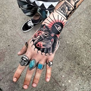 Horse Tattoo by Łukasz Balon #horse #horse tattoo #graphic tattoos #graphictraditional #traditional tattoo #traditional tattoos #traditional artist #creative tattoos #abstractattoos #modern tattoos #LukaszBalon