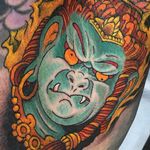 Fudo Tattoo by Dylan Schreifels #fudo #fudomyoo #armpit #armpittattoo #japanese #japanesetattoo #japanesetattoos #japanesearmpit #japanesearmpittattoo #DylanSchreifels