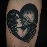 Count Orlok Tattoo by Moira Ramone #CountOrlok #CountOrlokTattoo #Nosferatu #NosferatuTattoos #HorrorTattoos #HorrorTattoo #Horror #MoiraRamone #portrait #blackwork #heart