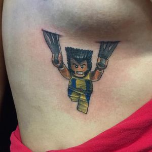 Lego Wolverine. (via IG - ireneshiori) #Wolverine #WolverineTattoo #XMen #XMenTattoo
