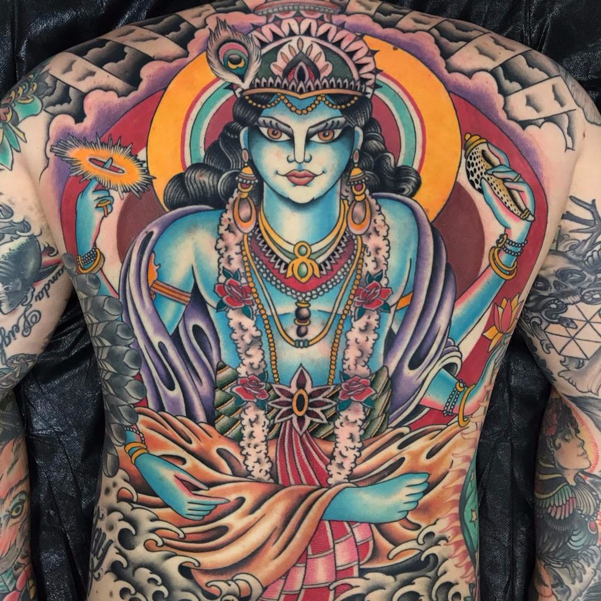 Tattoo uploaded by Tattoodo • Vishnu by Shaun Topper #ShaunTopper # ...