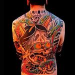 Hannya Tattoo by Mark Longenecker #hannya #hannyatattoo #hannyatattoos #japanese #japanesetattoo #japanesehannya #japanesemask #bigtattoos #MarkLongnecker