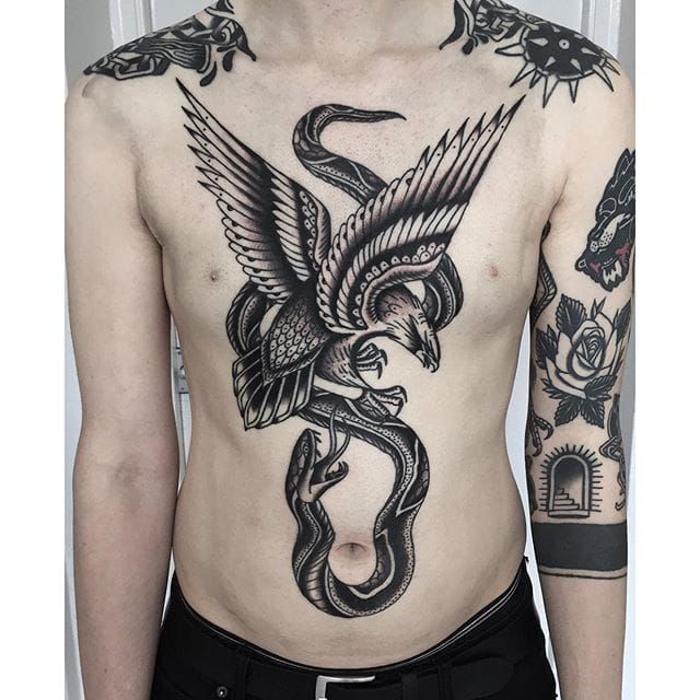Top 74 snake chest tattoo best  thtantai2