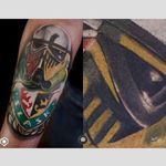 Storm Trooper tattoo, artist unknown. #starwars #stormtrooper #scifi #movie #character