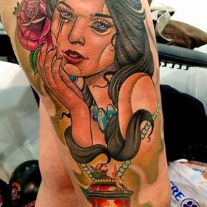 Tattoo por Andy Marques! #AndyMarques #TatuadoresBrasileiros #tattoobr #tattoodobr #tatuadoresdobrasil #Neotradicional #neotrad #neotraditional #newtraditional #mulher #woman