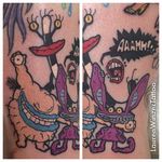 ‘Aaahh!!! Real Monsters’ tattoo by Lauren Winzer. #LaurenWinzer #aaahhrealmonsters #cartoon #nickelodeon #nostalgia #childhood