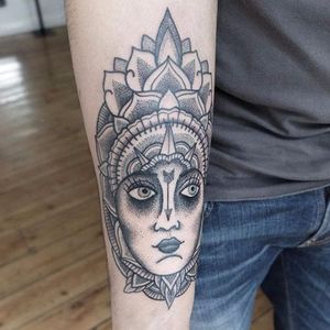 Tattoo uploaded by Sarah Calavera • Striking native american tattoo of ...