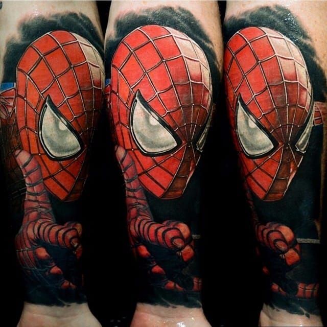 Spider-Man Hand Tattoo