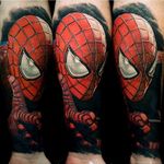 Spiderman tattoo by Nikko Hurtado. #Spiderman #marvel #comic #superhero #movie #film #NikkoHurtado