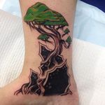 Bonsai Tree Tattoo by Elliot Crombie #Bonsai #BonsaiTree #Japanese #ElliotCrombie