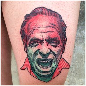 Bukowski tattoo by Rocky Zéro #bukowski #CharlesBukowski #RockyZero #literature #writer #poet