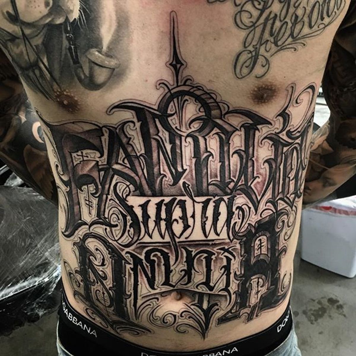 Tattoo uploaded by Robert Davies • Lettering Tattoo by Mystik # ...