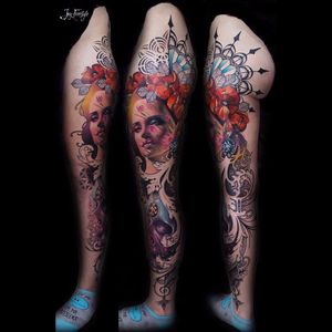 Tattoo por Jay Freestyle! #JayFreestyle #conceitual #conceptual #conceptart #colorful #woman #mulher