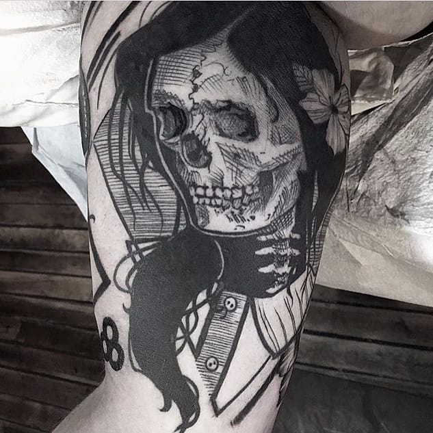 11 Female Sugar Skull Tattoo Ideas That Will Blow Your Mind  alexie