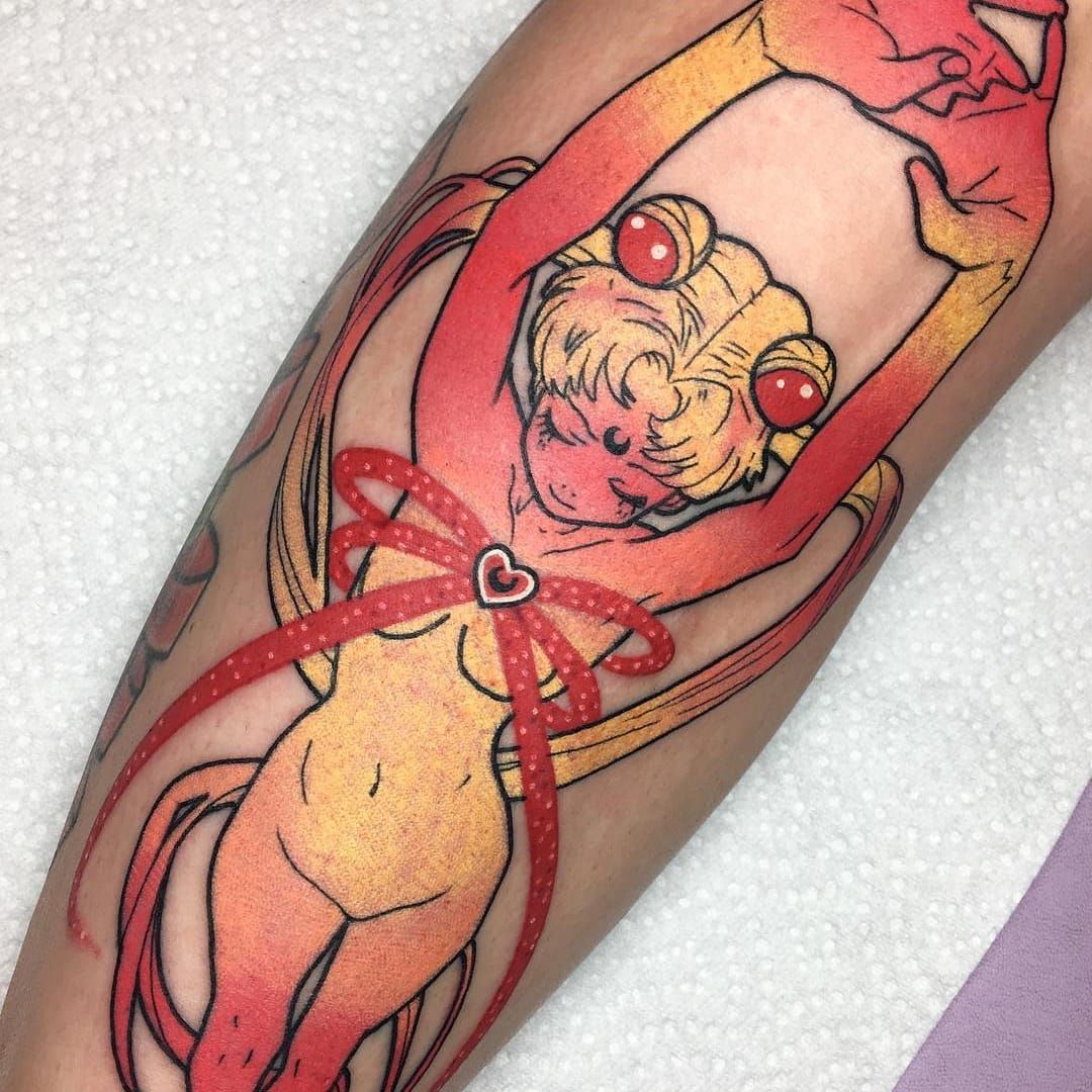 Dark Age Tattoo on Instagram Sailor Pluto by Torie For booking info with  toriewartoothtattoo email toriewartoothgmailcom        seattle  tattoo