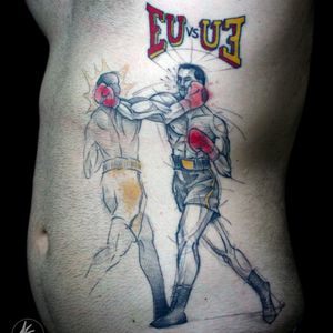 Tattoo por Taiom! #Taiom #Tatuadoresbrasileiros #TattooBrasil #TattooBr #TattoodoBr #conceitual #concept #conceptual #fighters #fight #luta #lutadores