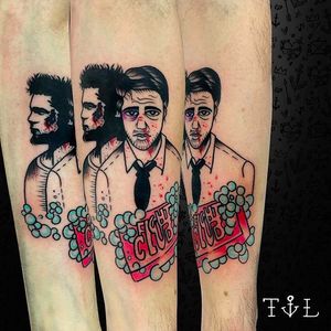 Por Thaís Leite! #ThaisLeite #clubedaluta #FightClub #TatuadorasBrasileiras #BradPitt #EdwardNorton #DavidFincher #TylerDurden