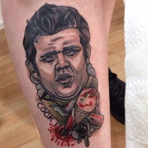 Shaun of the Dead Inspired Tattoo by @lemonsmiff #ShaunoftheDead #SimonPegg #ZombieFilm #Movies