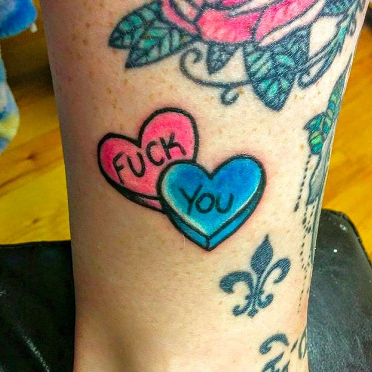 Tattoo Uploaded By Minerva Fuck You Candy Tattoos By Camille Camille 